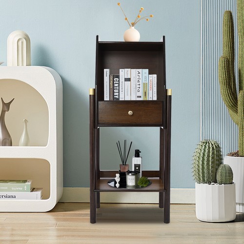 Tier bookshelf bamboo - 3-tier,
