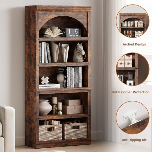 Open shelf bookshelf - open, tall